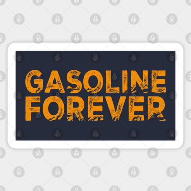 Gasoline Forever Text Fire Sticker by FFAFFF